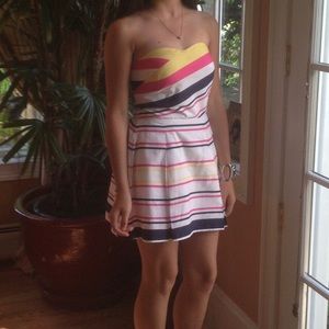 Lily Pulitzer strapless 100% cotton dress